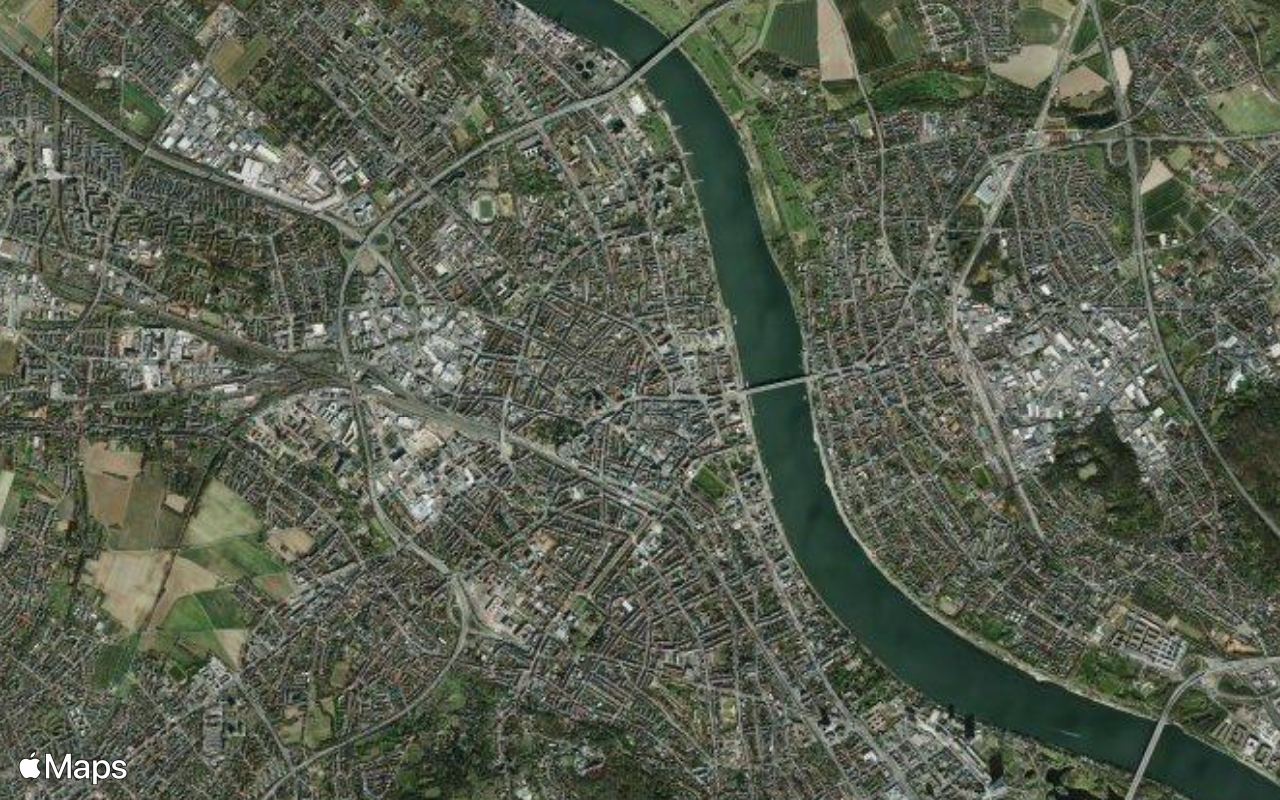 Bonn, North Rhine-Westphalia, seen from above