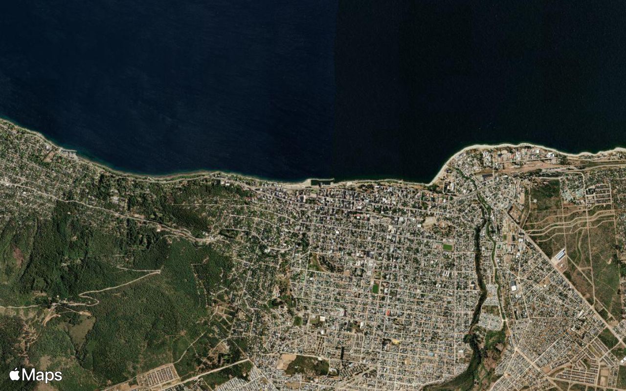 San Carlos de Bariloche, Río Negro, seen from above