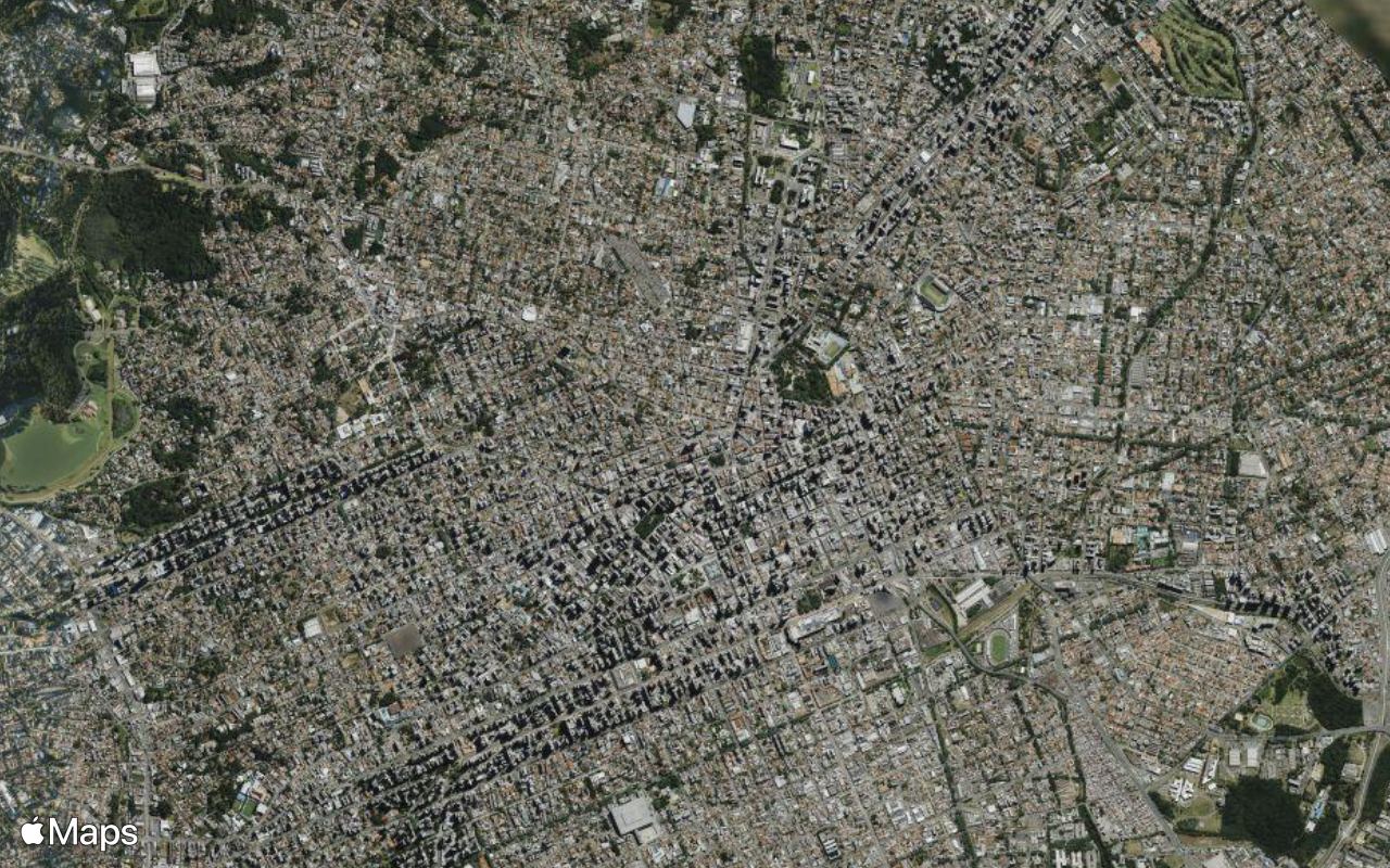 Curitiba, Paraná, seen from above