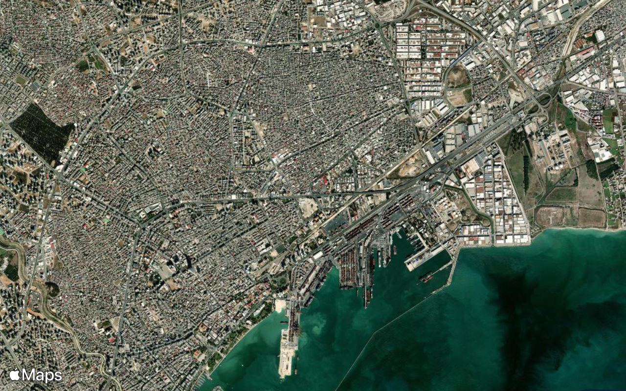 Mersin, seen from above