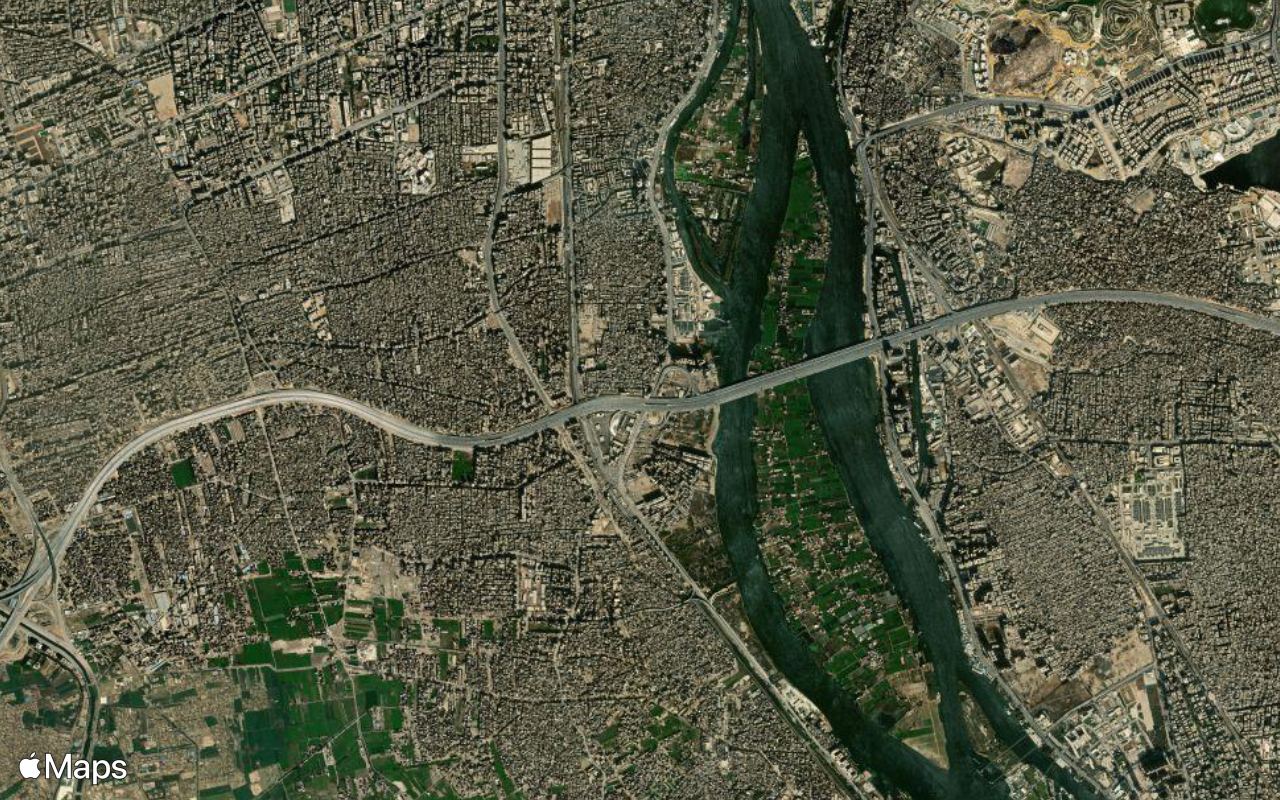 Giza, seen from above