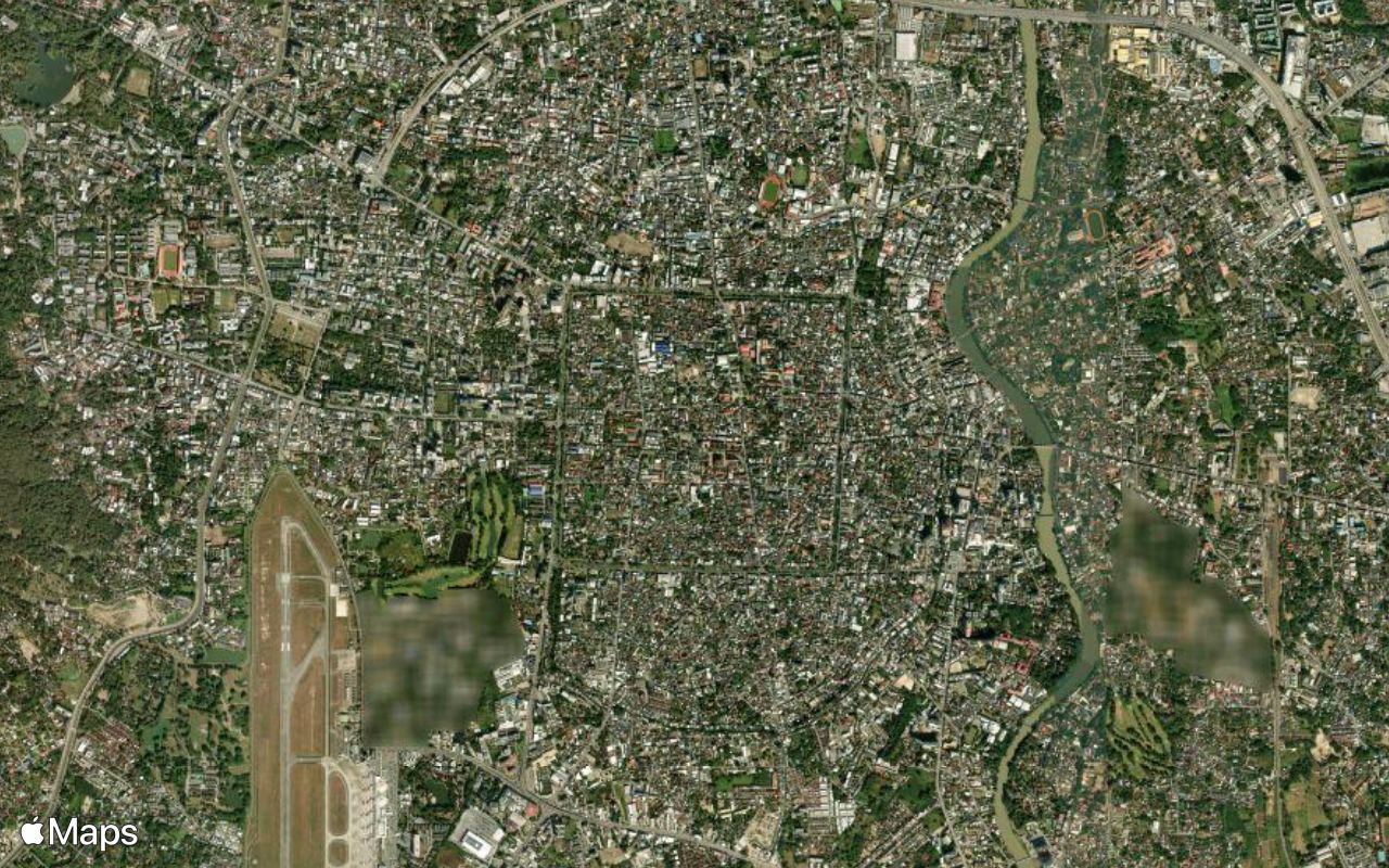 Chiang Mai, seen from above