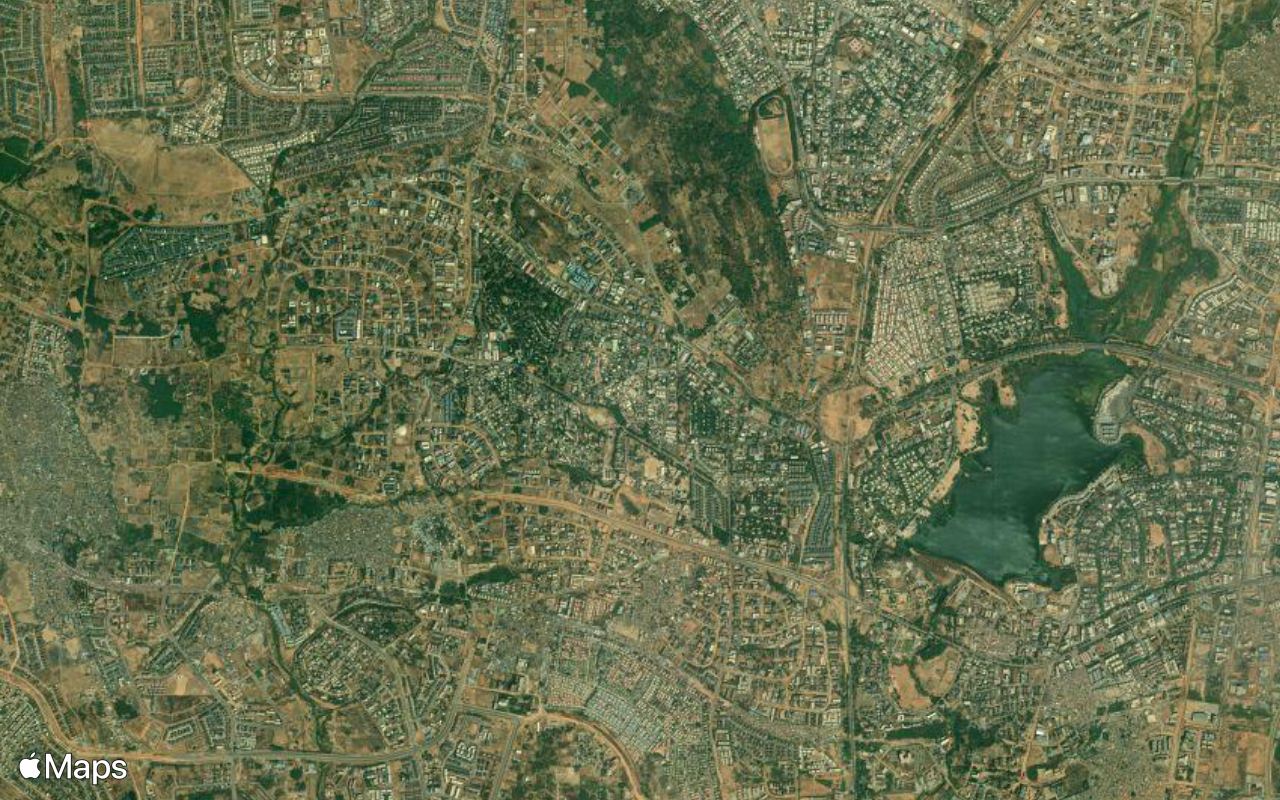 Abuja, Federal Capital Territory, seen from above